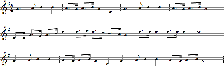 Alouette Sheet Music for Recorder